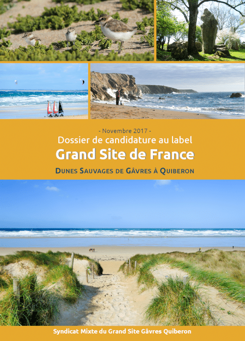 Dossier candidature - Grand Site de France Dunes Sauvages de Gâvres à Quiberon