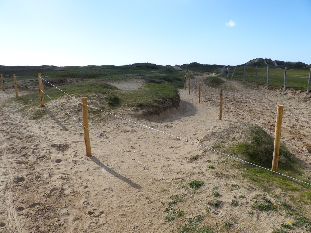 Aménagements de protection des dunes