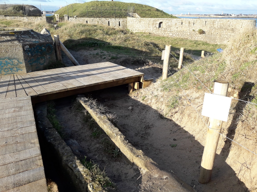 bloc beton porh puns gavres - Grand Site de France Dunes Sauvages de Gâvres à Quiberon