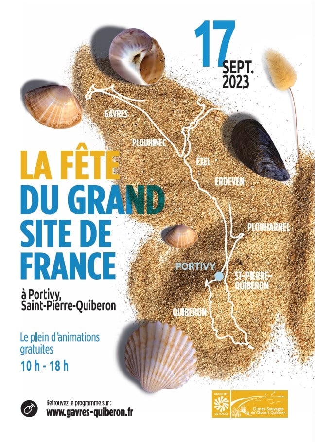 Affiche GSF web - Grand Site de France Dunes Sauvages de Gâvres à Quiberon