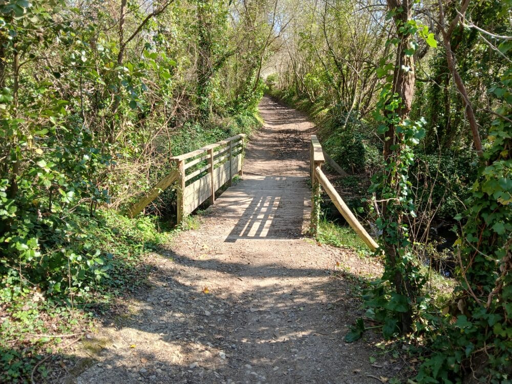 Remplacement passerelle sur la voie verte